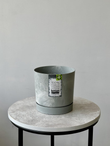 Горшок Тубо Эффект (d14.8 / h14.8) бетон Горшок Тубо Эффект (d14.8 / h14.8) бетон