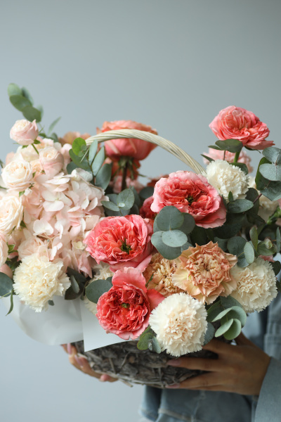 корзины цветов