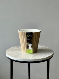 Горшок InGreen Sand (d16 / 2л) молочный шоколад Горшок InGreen Sand (d16 / 2л) молочный шоколад