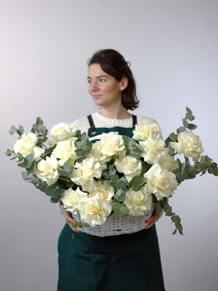 корзины цветов