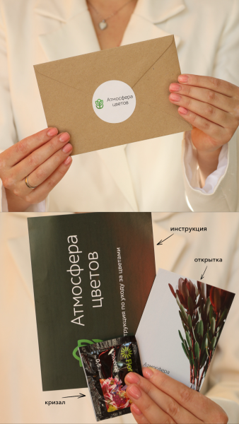 корзины цветов