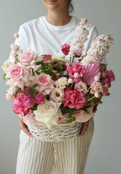 корзины цветов