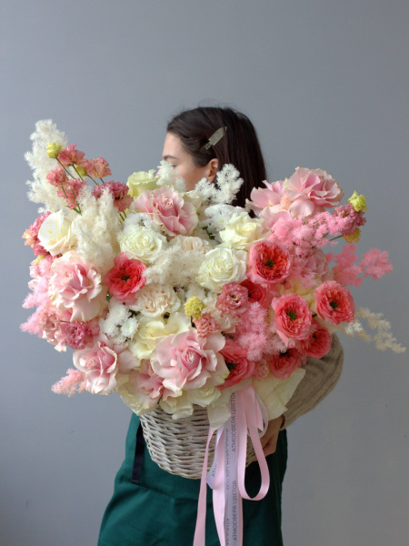 корзины цветов