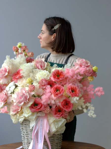 корзины цветов