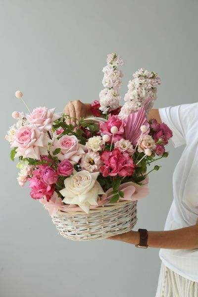 корзины цветов