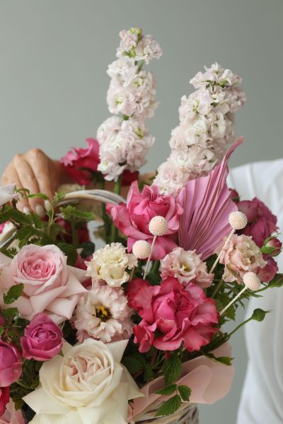 корзины цветов